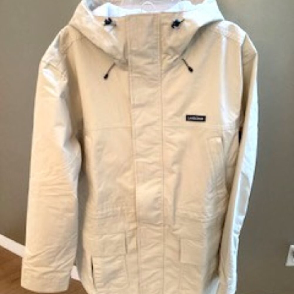 New! Men's Lightweight Lands' End Squall Parka, Size large